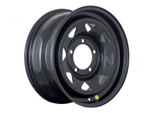 Диск усиленный УАЗ стальной черный 5x139,7 7xR16 d110 ET+30 (треуг. мелкий) Артикул:1670-53910BL+30A17