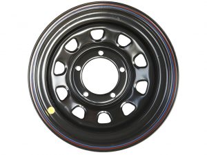 Диск усиленный ORW УАЗ стальной штампованный черный 5x139,7 8xR15 d110 ET-19. Артикул:1580-53910BL-19A07