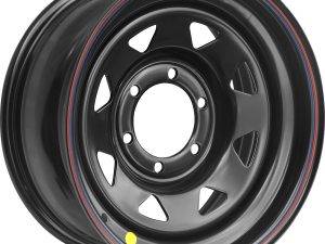 Диск усиленный ORW Тойота Ниссан стальной штампованный черный 6x139,7 7xR16 d110 ET0 (треуг. мелкий). Артикул:1670-63910BL-0A17