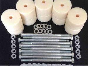 Боди лифт комплект 50 мм УАЗ Патриот капролон (d=60 мм) с крепежом (10 болтов М12x200). Артикул: 800