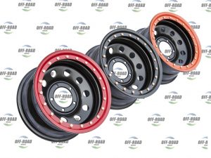 Диск усиленный УАЗ стальной черный 5x139,7 8xR16 ET-19 d110 с псевдо бедлоком (черный)