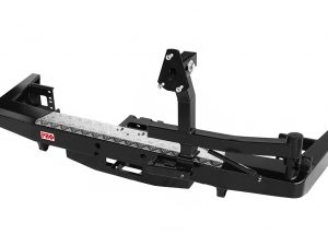 Бампер РИФ силовой задний УАЗ Патриот 2015+ с площадкой под лебедку и калиткой, лифт 65 мм. Артикул: RIF063-22230