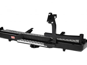 Бампер РИФ силовой задний для ГАЗ Соболь с квадратом под фаркоп и калиткой стандарт