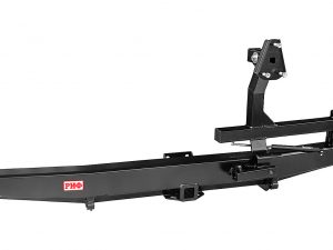 Бампер РИФ силовой задний УАЗ Буханка с квадратом под фаркоп и калиткой стандарт. Артикул: RIF452-21120