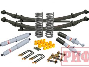 Лифт-комплект РИФ газовый Nissan Navara D40 лифт 40 мм жесткий