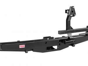 Бампер РИФ силовой задний УАЗ Буханка с площадкой под лебедку и калиткой, лифт 65 мм. Артикул: RIF452-22230