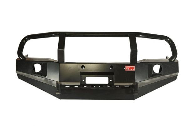 Бампер РИФ передний Toyota Hilux 2012-2014 с доп. фарами, защитной дугой и защитой бачка омывателя. Артикул: RIFVIG-10350