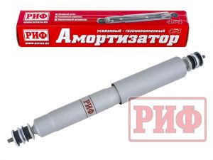 Амортизатор усиленный РИФ передний газовый Nissan Patrol Y60/Y61 лифт 100 мм. Артикул: SAG206L