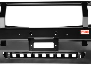 Бампер РИФ силовой передний Mitsubishi L200 2015-2019 с защитной дугой и защитой бачка омывателя. Артикул: RIFTMQ-10300