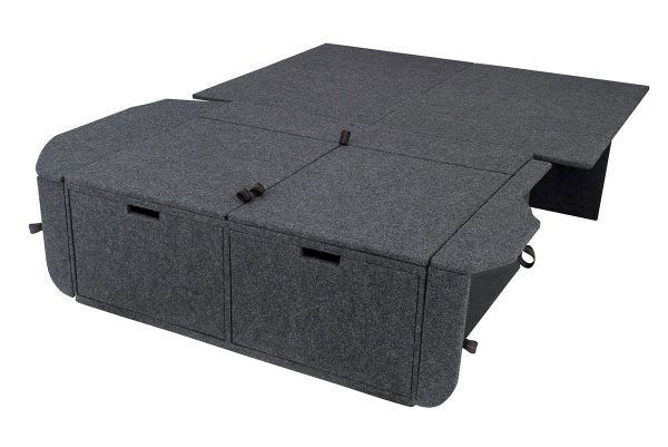 Органайзер в багажник для Mitsubishi Pajero IV (2 выдвижн.ящика+спальник)