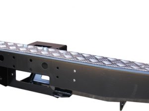 Бампер РИФ силовой задний УАЗ Патриот (2005-2014) с площадкой под лебедку, лифт 65 мм. Артикул: RIF060-22300