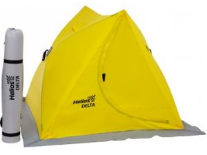 Палатка зимняя двускатная HELIOS DELTA YELLOW, утепленная