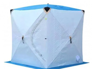 Палатка для зимней рыбалки утепленная MESAN (220x220x225) Синяя