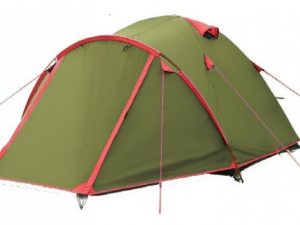 Палатка Tramp Lite Camp 3, зеленый