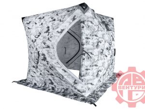 Палатка зимняя Улов КУБ утепленная., пиксель-зима 200*200*210см.