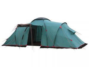 Палатка кемпинговая Tramp Brest 4, зеленый