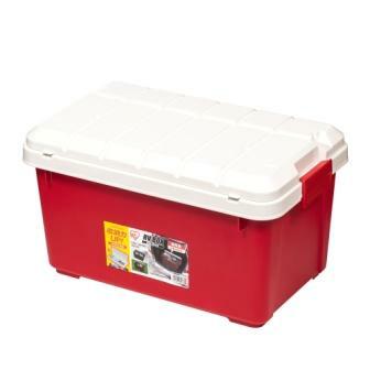 Ящик экспедиционный IRIS RV BOX 800 c двойной разделенной крышкой, WHITE/RED. 78,5x37x32,5 см.