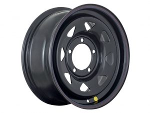 Диск усиленный УАЗ стальной черный 5x139,7 7xR16 d110 ET+25 (треугольник мелкий)