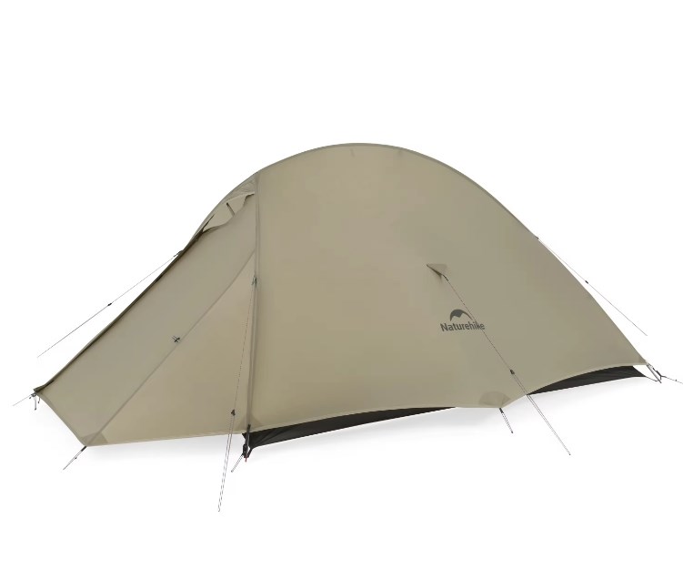 Палатка туристическая Naturehike Cloud Up Pro Si 2-местная, алюминиевый каркас, хаки
