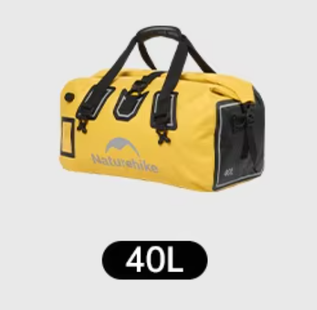 Гермосумка Naturehike 40 л ПВХ (желтая) — изображение 15
