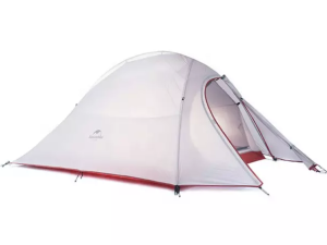 Палатка туристическая Naturehike Cloud Up Si 2-местная, алюминиевый каркас, сверхлегкая, серо-красная