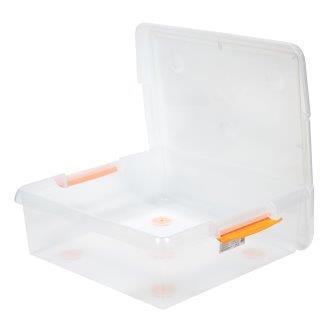 Короб для хранения IRIS THIN BOX 35л, прозрачный — изображение 3