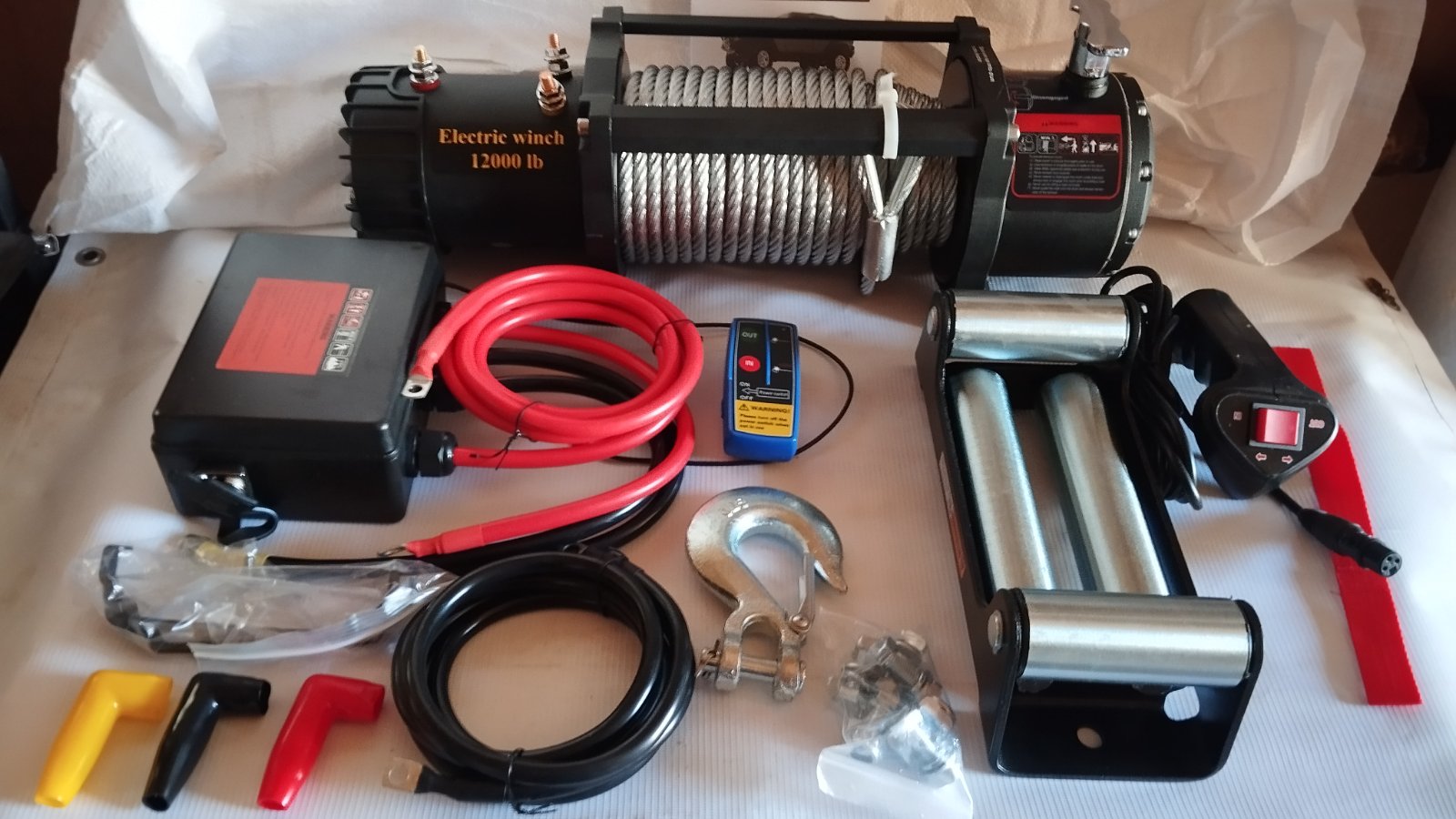 Купить недорогую и качественную электрическую лебедку Electric Winch 12000 в Минске - 4wd.by