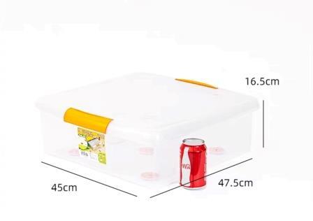 Короб для хранения IRIS THIN BOX 35л, прозрачный — изображение 2