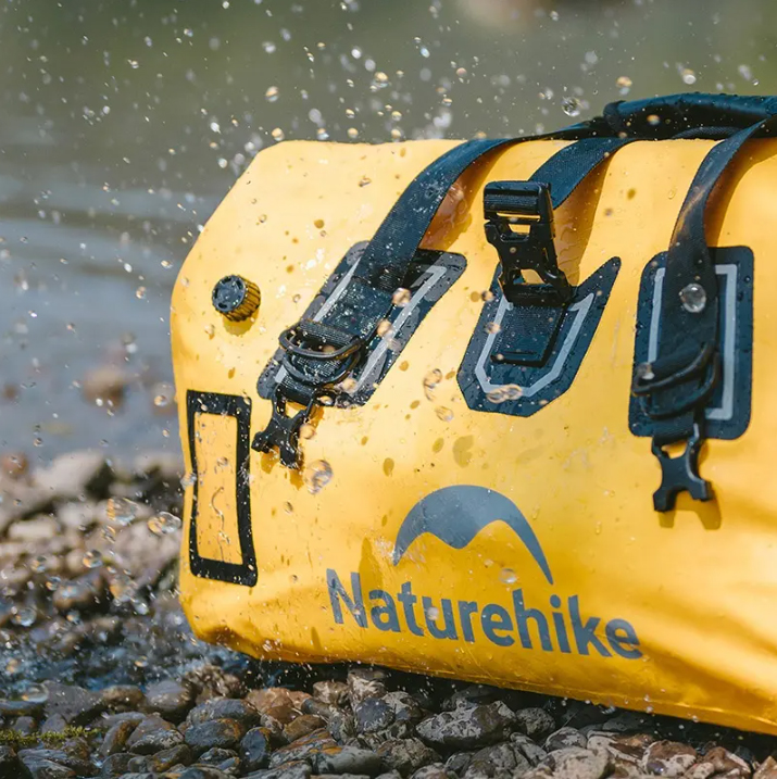 Гермосумка Naturehike 40 л ПВХ (желтая) — изображение 8