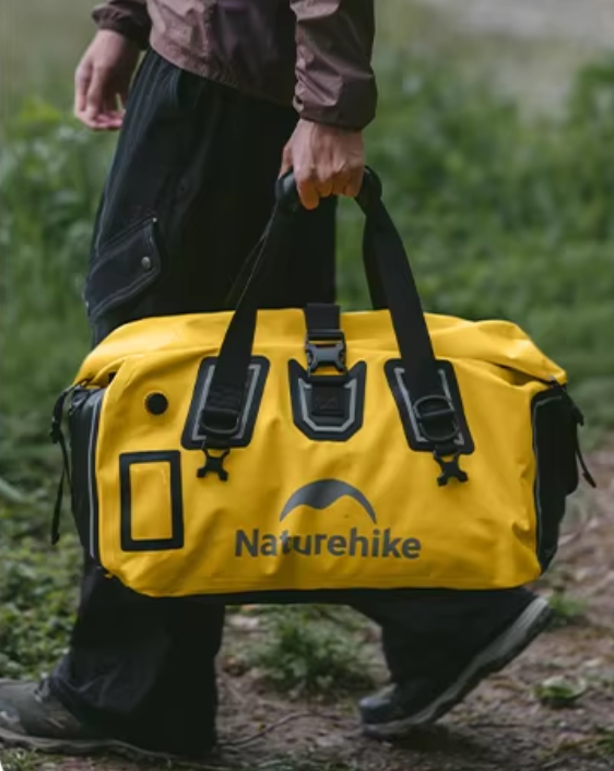 Гермосумка Naturehike 40 л ПВХ (желтая) — изображение 6