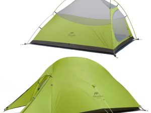 Палатка туристическая Naturehike Cloud Up 2-местная, алюминиевый каркас, зеленая