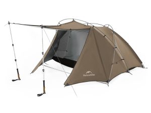 Палатка туристическая Naturehike Hillock 6, 2-местная, коричневая