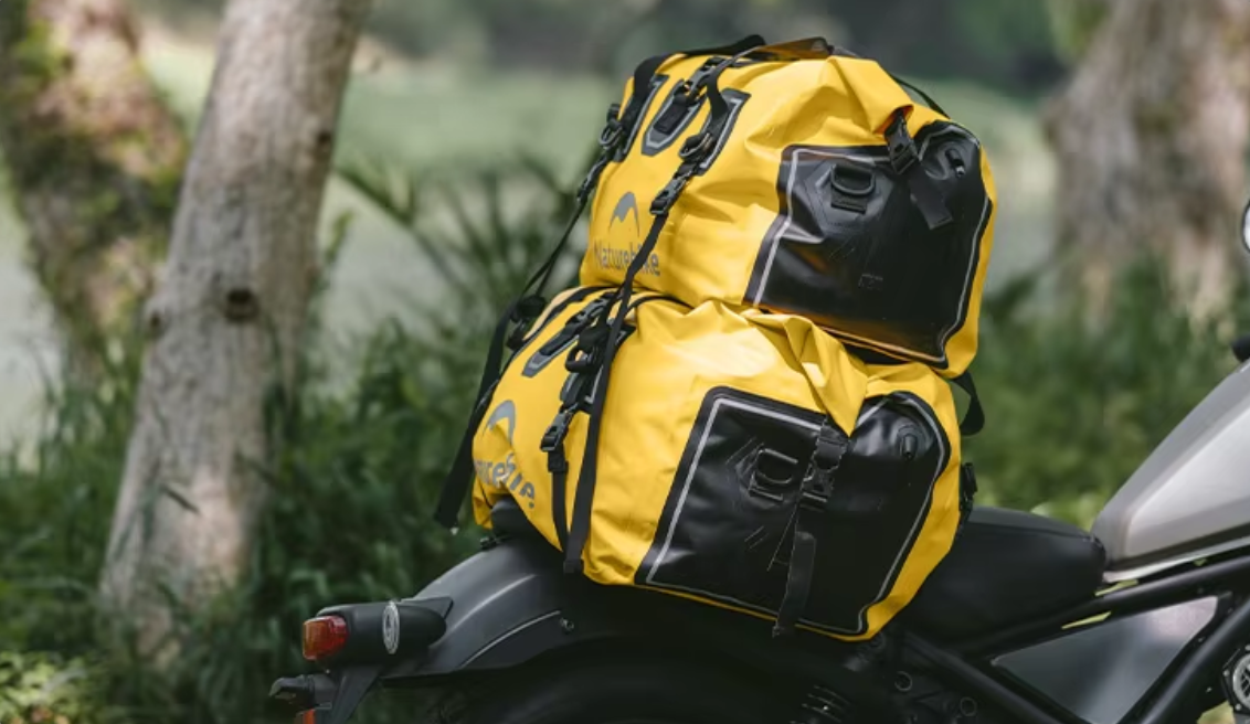 Гермосумка Naturehike 40 л ПВХ (желтая) — изображение 4