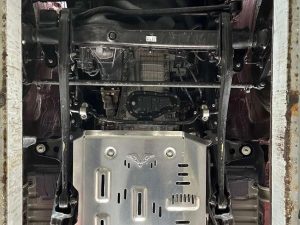 Защита Falcon радиатора, картера, РК, КПП для Toyota Land Cruiser 76 2024+ (дизель), алюминий, 8 мм