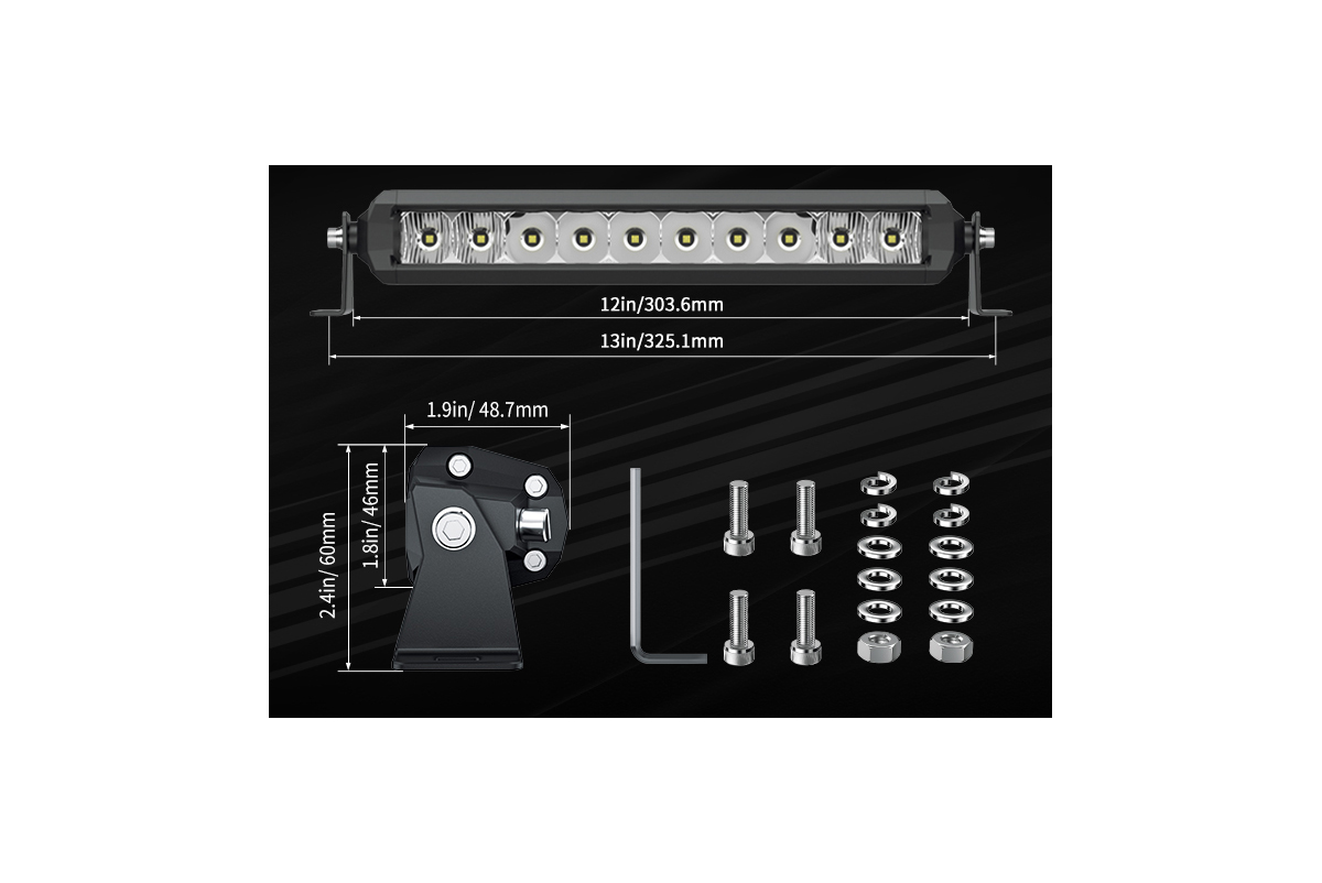 Фара комбинированного света AURORA 325 мм 50W LED — изображение 4