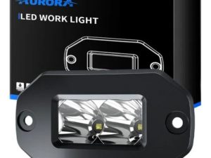 Купить дополнительные Светодиодные фары дальнего света AURORA 76x38 мм 20W (комплект 2 шт). Артикул: ALO-E-L-2-P7T