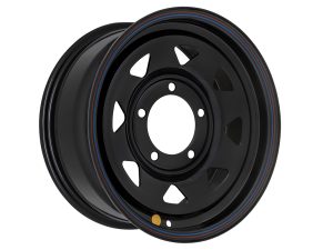 Купить Диск усиленный УАЗ стальной черный 5x139,7 7xR15 d110 ET+25 в Минске с гарантией - 4wd.by