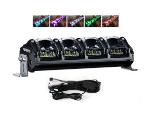 Купить Дополнительную Светодиодную фару комбинированного света 254 мм 124W LED (серия RGB) в Минске с гарантией и доставкой по Беларуси - 4wd.by