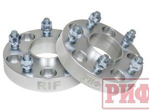 Проставки колесные РИФ для JEEP 5x127, ЦО 71,5 мм, толщина 30 мм гайки 1/2х20 (2 шт.) Артикул: JD14451