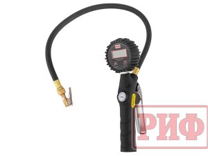 Пистолет для подкачки колес с электронным манометром РИФ от 0,3 до 7 атм. Артикул: RIF-DG-H13