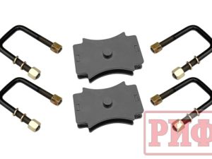 Комплект стремянок и проставок РИФ для лифта передних рессор ГАЗ Соболь 30 мм. Артикул: PRM-G30-974