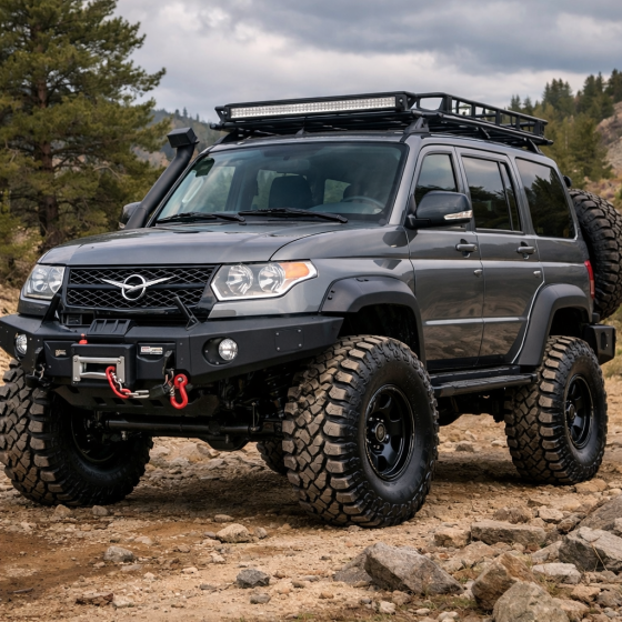 Как подобрать силовой бампер на УАЗ Патриот: передний, задний, с площадкой под лебёдку или без