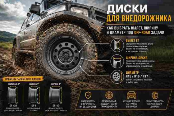 Диски для внедорожника: как выбрать вылет, ширину и диаметр под off-road задачи – 4wd.by
