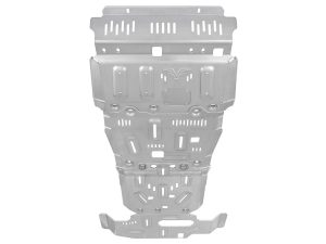 Защита Falcon радиатора, картера, РК, КПП для Toyota Land Cruiser Prado 150 TX, дизель без КДСС, алюминий, 8 мм. Артикул: 8119381584HA
