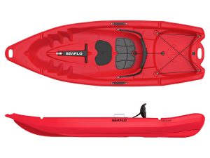 Купить Каяк SEAFLO Explorer S семейный 1+1, 7,8 (237,5 см), тип Sit-On-Top, красный. Артикул: BQA078-D-R